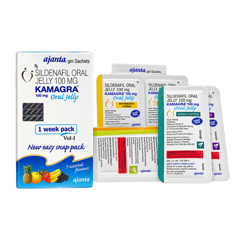 果凍威而鋼 Kamagra Oral Jelly 100mg 綜合口味